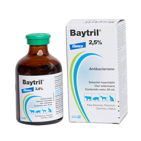 BAYTRIL INY 2.5% 50ML