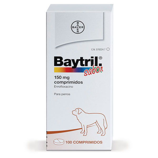 BAYTRIL SABOR 150 MG 100 COMP