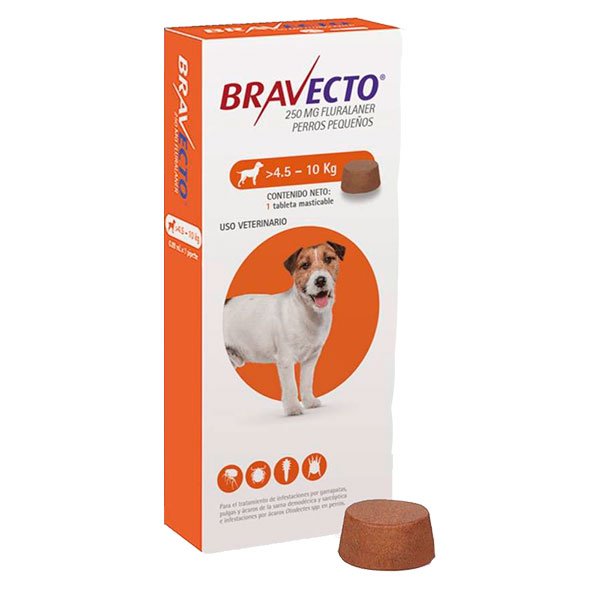 BRAVECTO 250MG 4.5-10 KG