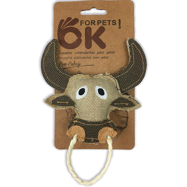 BUFALO DE TELA CON CATNIP