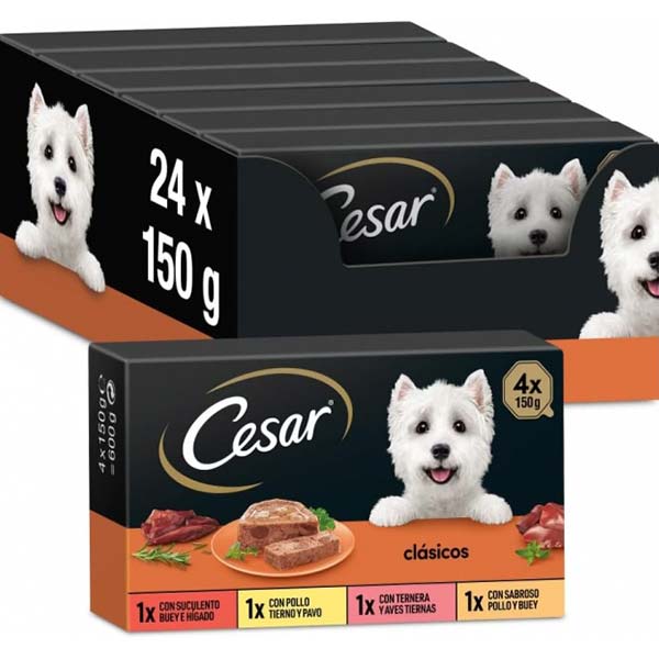 CESAR MULTIPACK CLASICOS 6x(4x150gr)