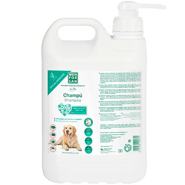 CHAMPU REPELENTE CON CITRONELA PERROS 5L
