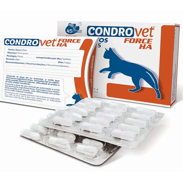 CONDROVET FORCE HA GATOS 45 cápsulas