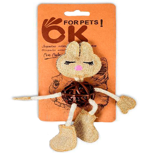 CONEJO DE MIMBRE Y CATNIP