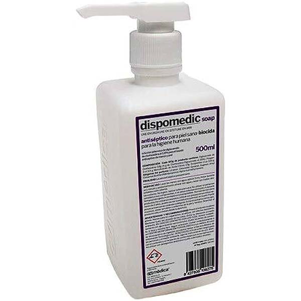 DISPOMEDIC JABON 500ML Clorhexidina 0.8%