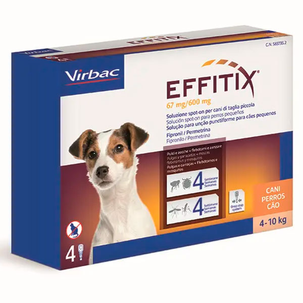 EFFITIX (4p) PERRO S 4-10kg