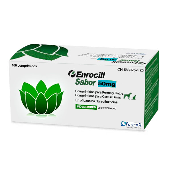 ENROCILL 50MG - 100COMP