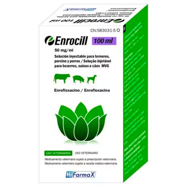 ENROCILL INY 50MG/ML 100ML