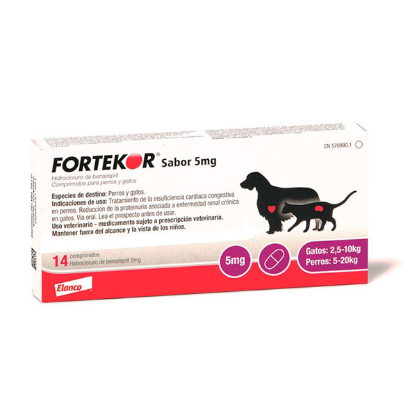 FORTEKOR SABOR 5mg 14comp