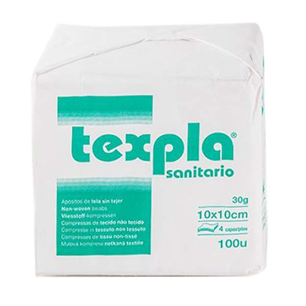 GASAS NO ESTERILES S/TEJER 10x10CM 100UDS