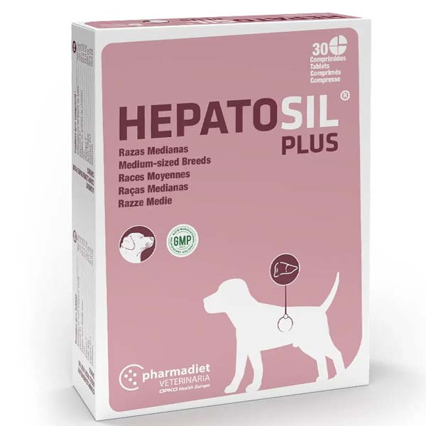 HEPATOSIL PLUS 30cp RAZAS MEDIANAS