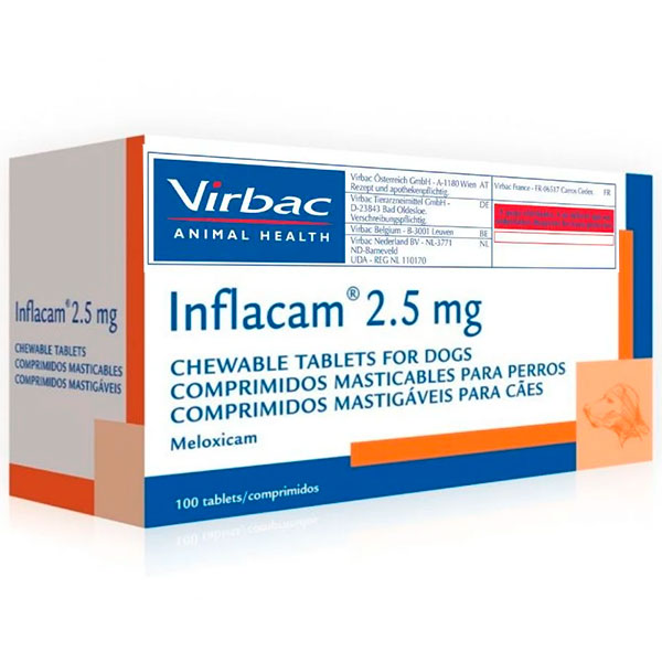 INFLACAM MASTICABLE 2,5mg - 100 cp