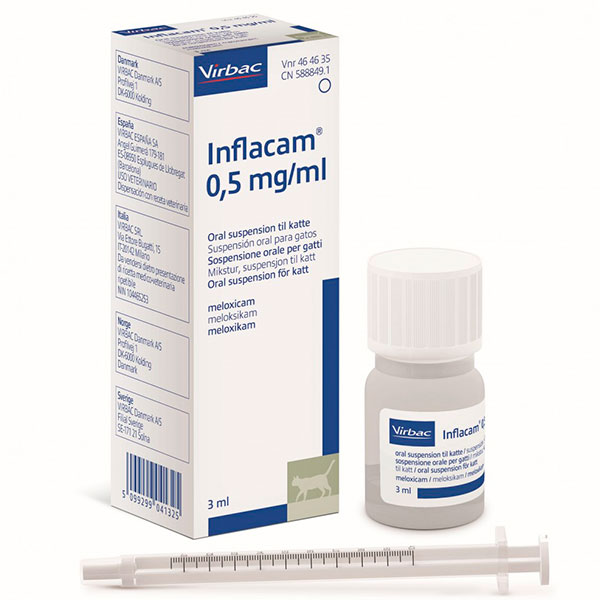 INFLACAM ORAL GATOS 0,5 mg/ml - 3ml