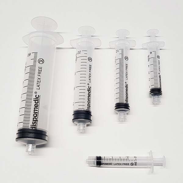 JERINGA 2.5CC 3PIEZAS LUER LOCK 100UDS