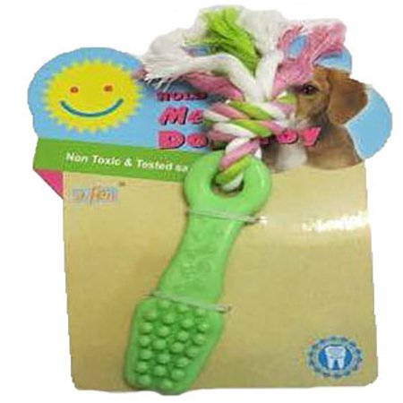 JUGUETE GOMA DURA CEPILLO DIENTES