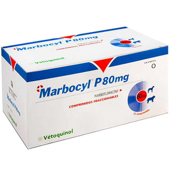 MARBOCYL P 80 MG 72 COMP