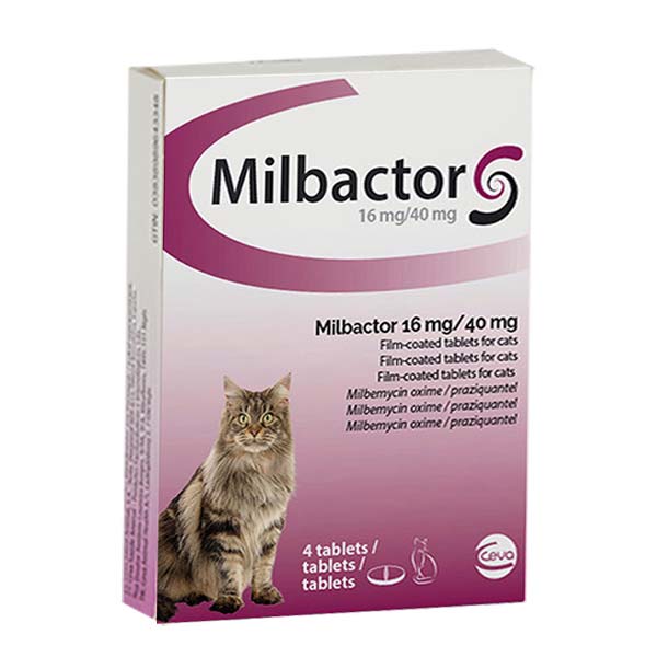 MILBACTOR GATO >2kg 4 comp
