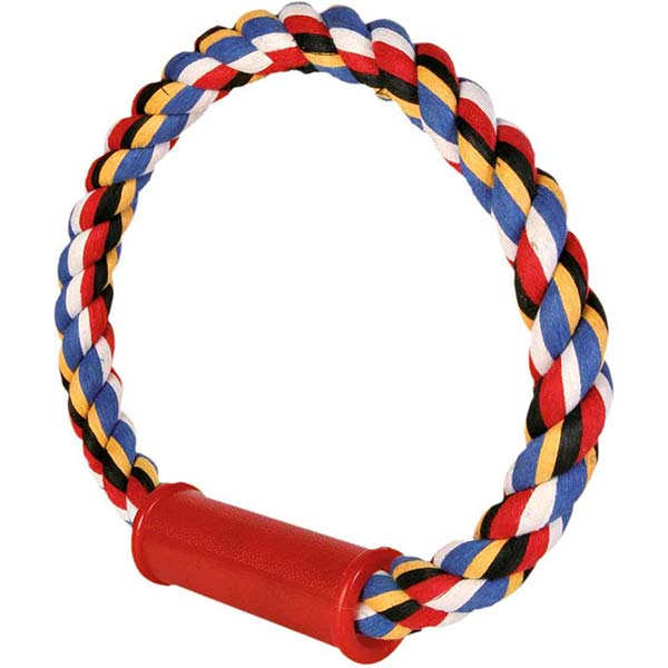 MORDEDOR DE CUERDA EN FORMA REDONDA 23cm