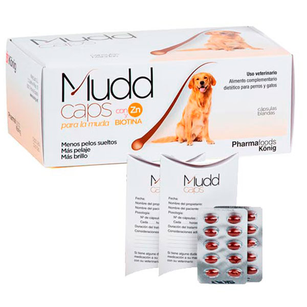 Mudd caps 240cp. Para la muda. Con Zn, Biotina