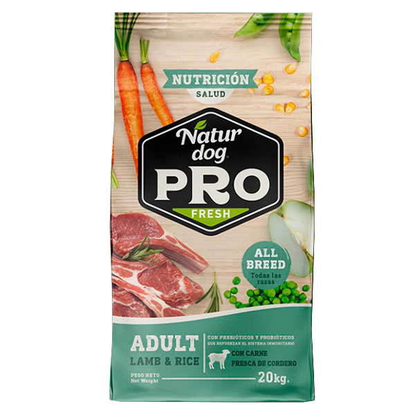 NATURDOG PRO LAMB 20KG