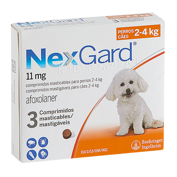 NEXGARD 2-4KG 3comp.
