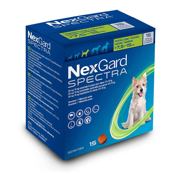 NEXGARD SPECTRA M 7,5-15KG 15comp