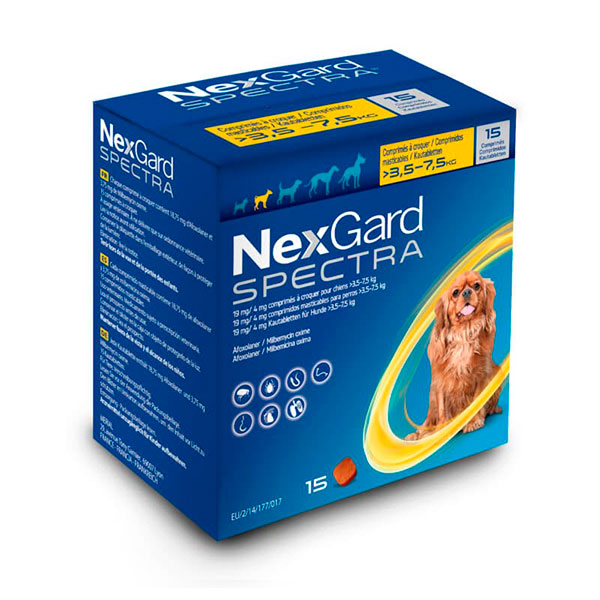 NEXGARD SPECTRA S 3,5-7,5KG 15comp
