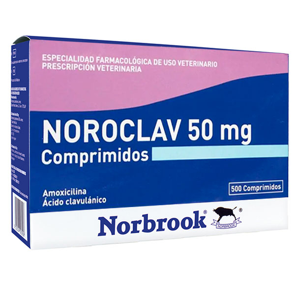 NOROCLAV 50 MG 500 COMP
