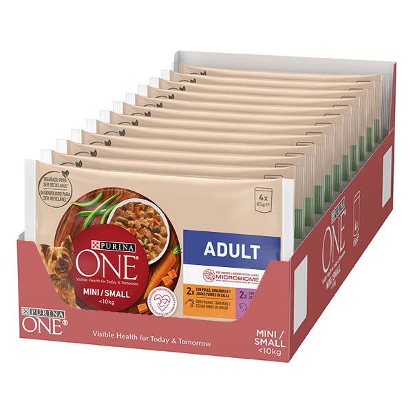 WET ONE Mini Pollo y Cordero 10x(4x100g)
