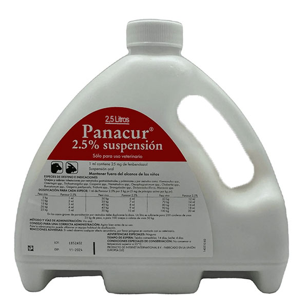 PANACUR 2.5%  ORAL 2.5L