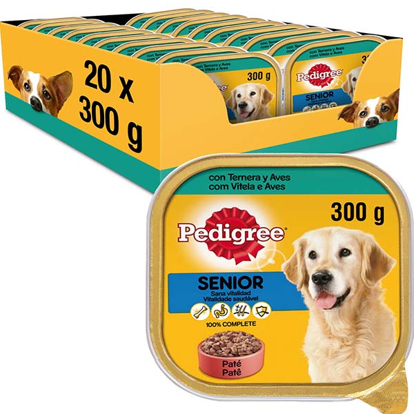 PEDIGREE TARRINAS SENIOR 20x300gr