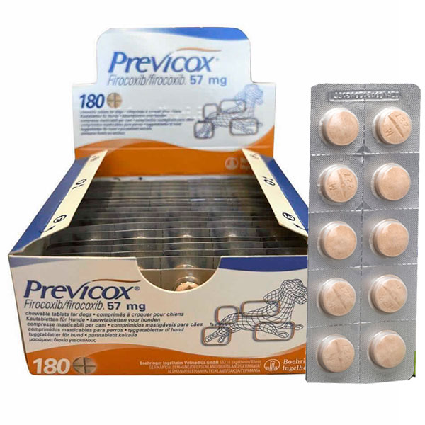 PREVICOX 57 mg. 180 COMP.