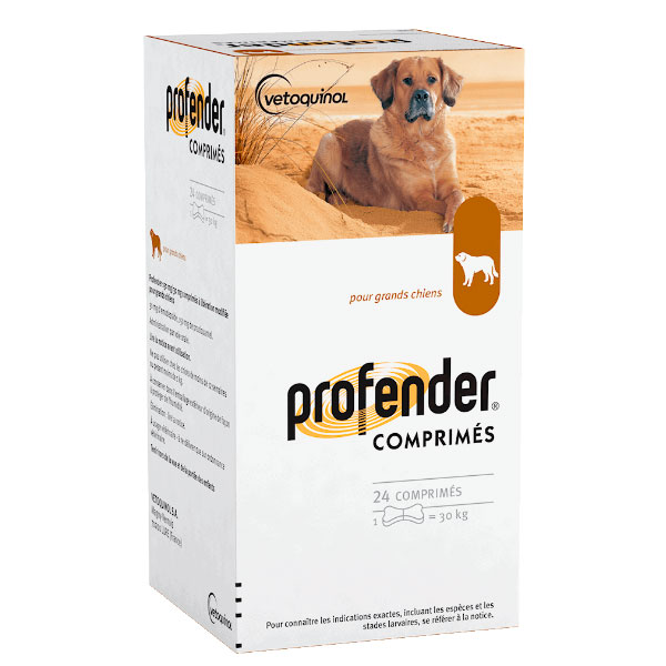 PROFENDER PERRO 30KG 24comp