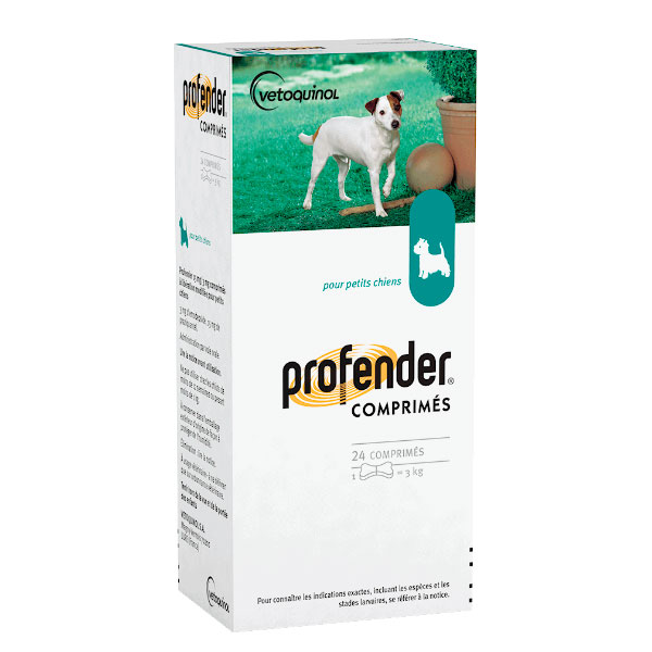 PROFENDER PERRO 3KG 24 comp