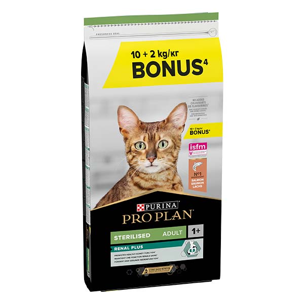 PROPLAN Gato STERILISED Salmon 10+2kg (jirafa)