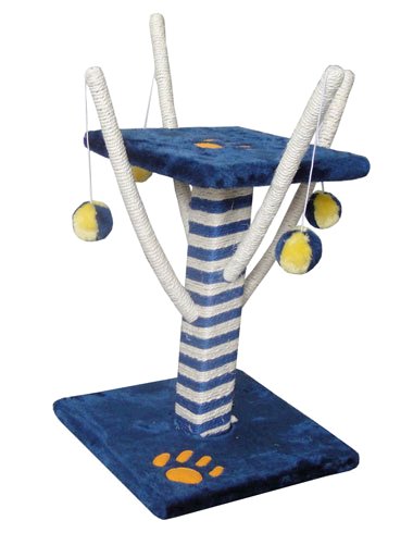RASCADOR DOBLE CON JUEGO 30x30x55CM