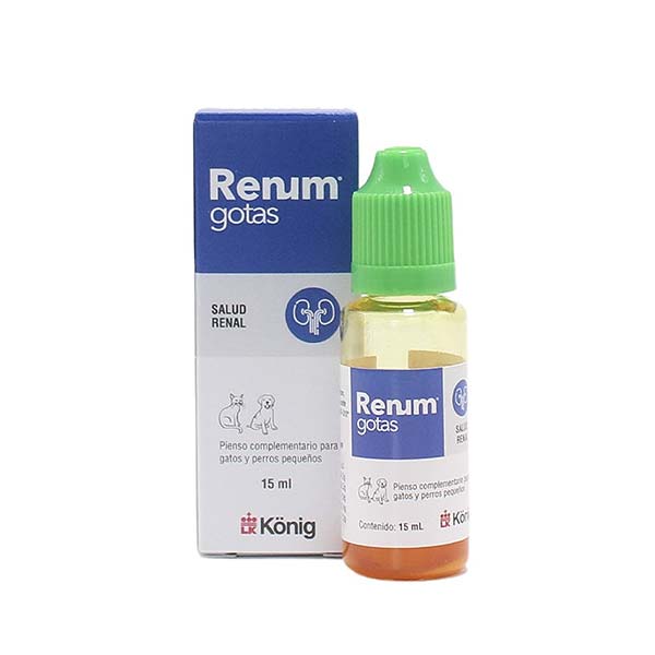 Renum 15ml. Gotas. Función renal. Perros y gatos.