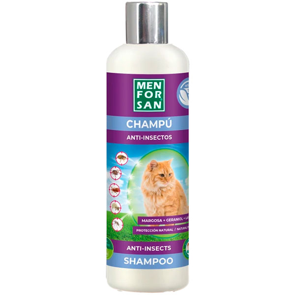 CHAMPU ANTIINSECTOS CON MARGOSA 300ml (Gatos)