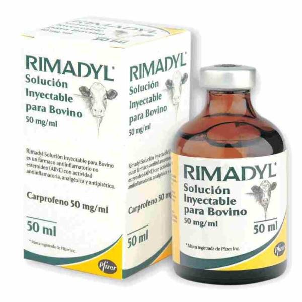 RIMADYL INYECTABLE 50MG 50ML