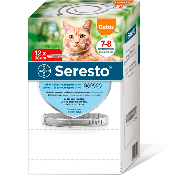 SERESTO 12 COLLARES GATO