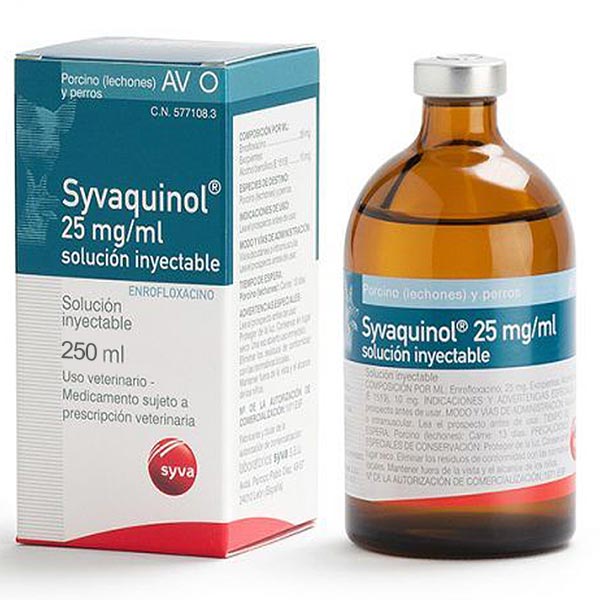 SYVAQUINOL INY. 10% 250 ML