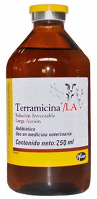 TERRAMICINA L.A. INY. 250ML