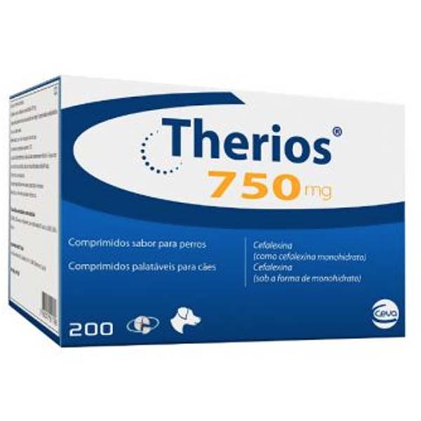 THERIOS 750 mg - PERRO 200 comp
