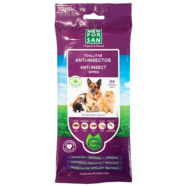 TOALLITAS ANTIINSECTOS 24und