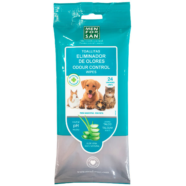TOALLITAS LIMPIADORAS ELIMINADOR OLORES 24und