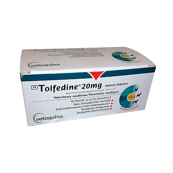 TOLFEDINE 20 MG 96 COMP