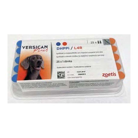 VERSICAN PLUS DHPPi/L4R 25 DOSIS