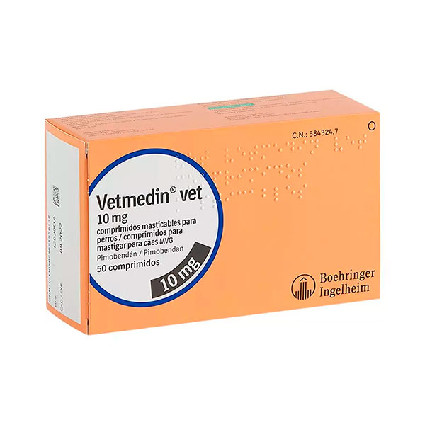 VETMEDIN MASTICABLE 10MG 50comp.