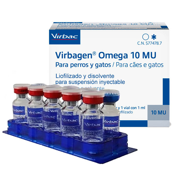 VIRBAGEN OMEGA 10MU  (5 viales)