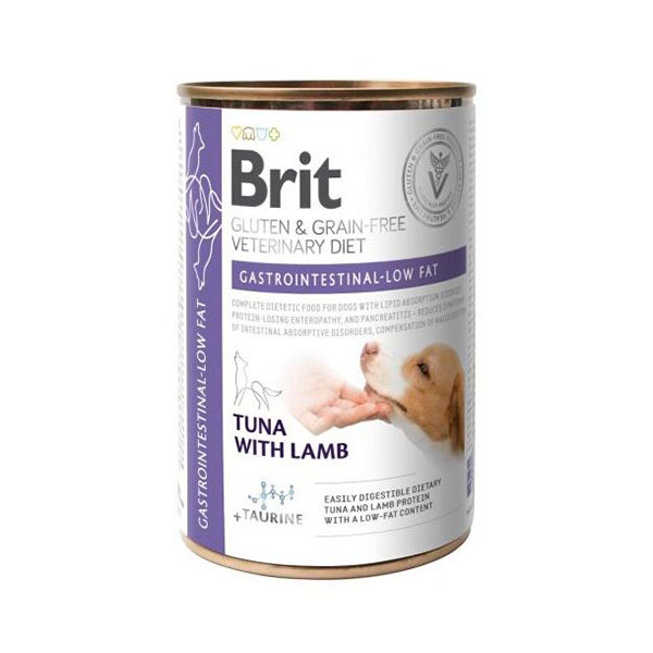 WET BD DOG GASTROINTESTINAL Low Fat 6x400GR